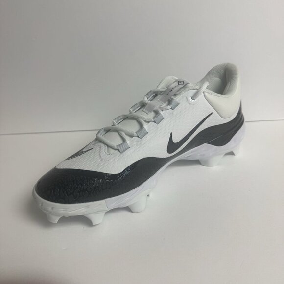 Nike Men’s Alpha Huarache Low Baseball Cleat White Size 14 M main image 5